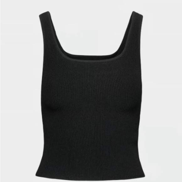 Aritzia Tops - Aritzia Black Sculpt Knit Tank
